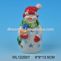 2016 fábrica diretamente nova decoração de Natal de cerâmica de figurine boneco de neve